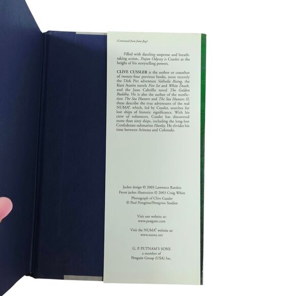 Trojan Odyssey by Clive Cussler - Hardcover - A Dirk Pitt Novel - Picture 5 of 6